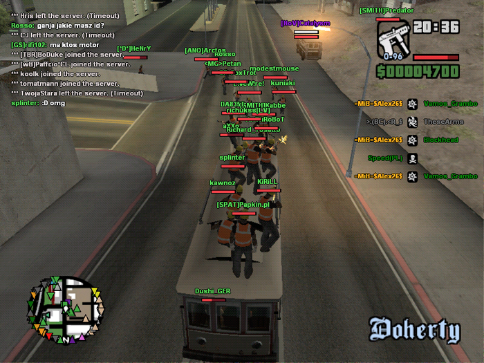 GTA SanAndreas Multiplayer ile ilgili görsel sonucu