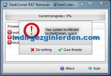 DarkComet RAT Remover ile ilgili görsel sonucu