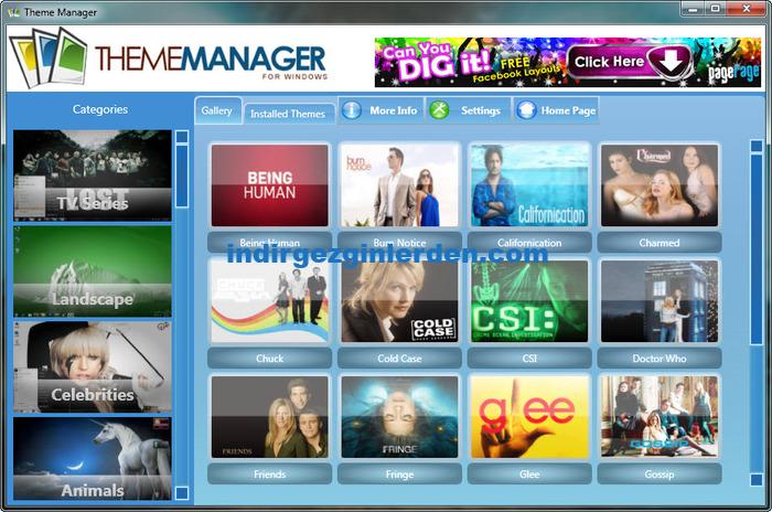 Windows 7 Themes Manager