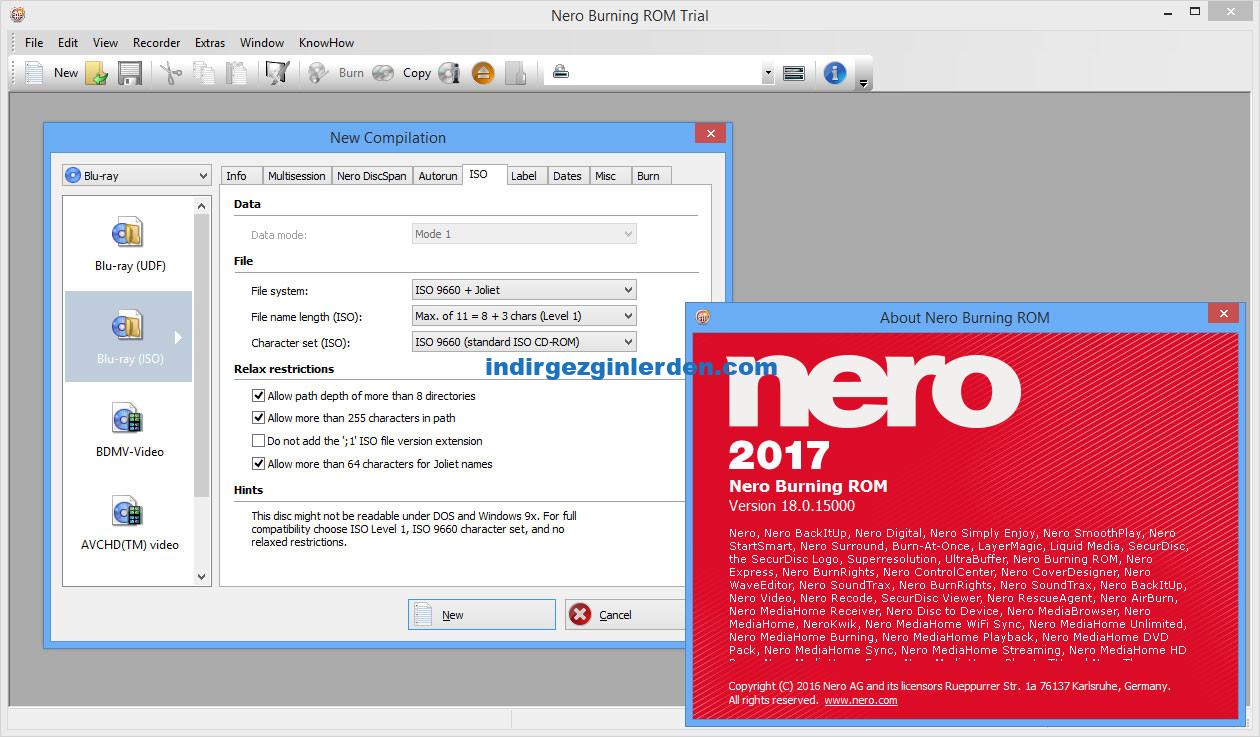 Nero Burning ROM 2017 (Türkçe Son Sürüm)