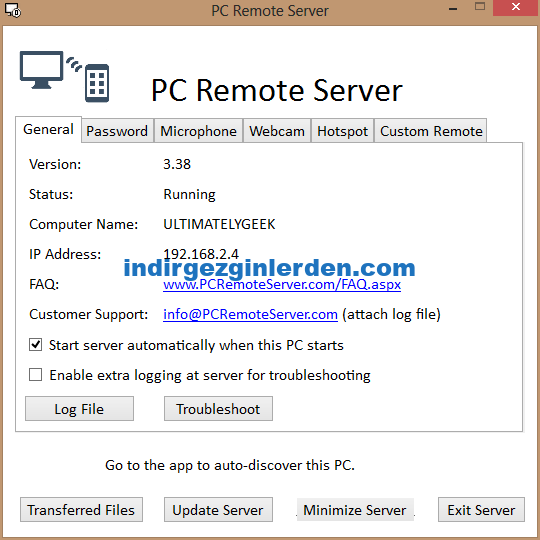 PC Remote Server