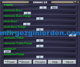 Enhancer Winamp Plugin