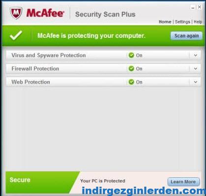 McAfee Security Scan Plus 2018