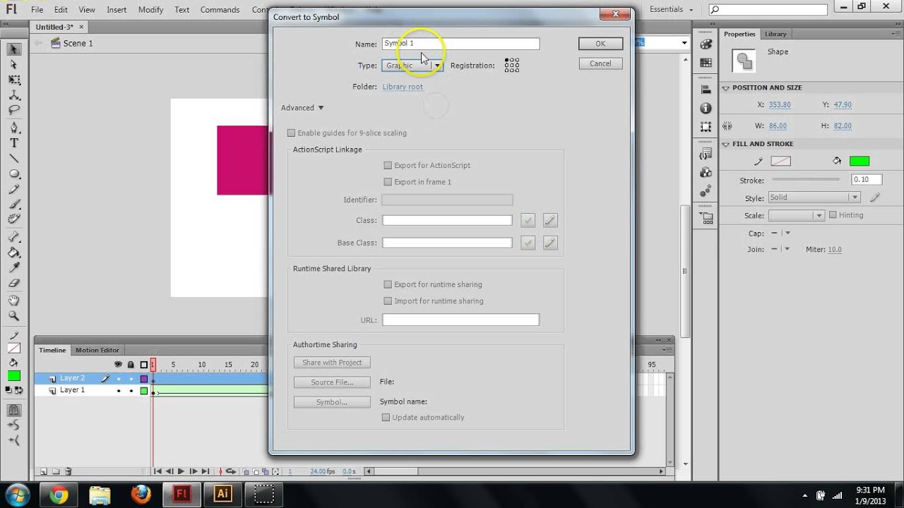 Adobe Flash CS6 Introduction Tutorial - YouTube